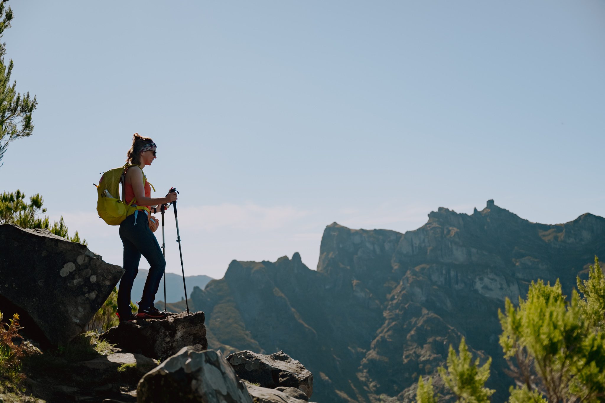 Madeira uitzicht tijdens de wandeling